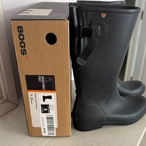 Bogs Black Adjustable Calf Boots